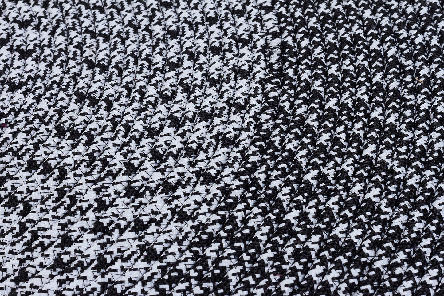 Washable Black Jute Rug: Bohemian Circle Home Decor Carpet