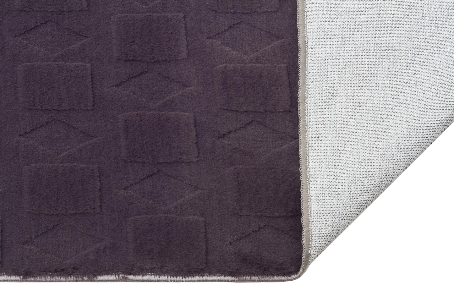 Gray Soft Fur Rug: Soft Washable Plush Carpet