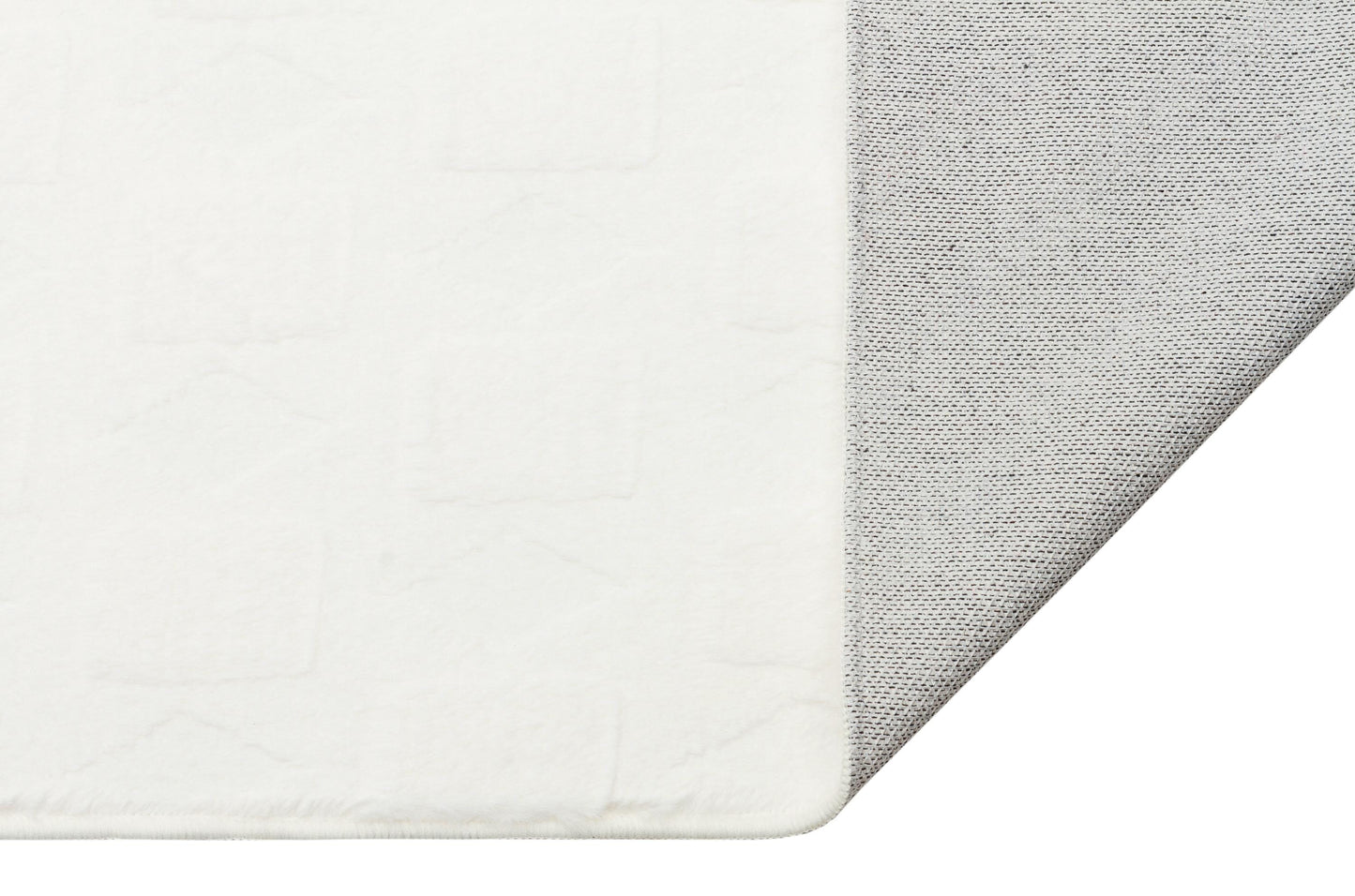 Cream Soft Fur Rug: Soft Washable Plush Carpet