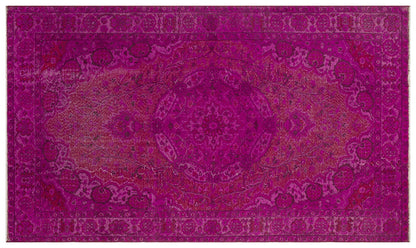Vintage Turkish Wool Rug: Bohemian Eclectic Style, 5'2''x8'6''