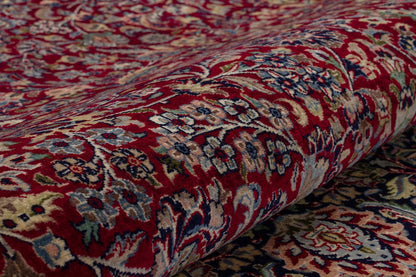 Vintage Turkish Wool Rug (8.20 ft x 10.17 ft): Handmade Persian Design