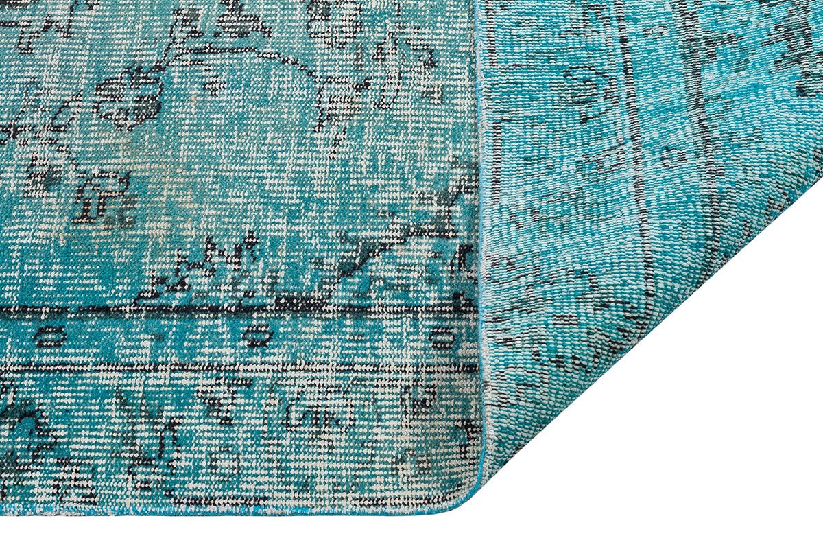 Vintage Turkish Wool Rug (4.9x8.9 ft): Anatolian Bohemian Area Rug