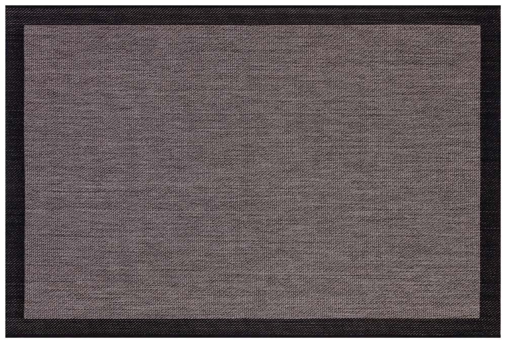 Washable Gray Jute Rug: Plain Outdoor/Indoor Carpet