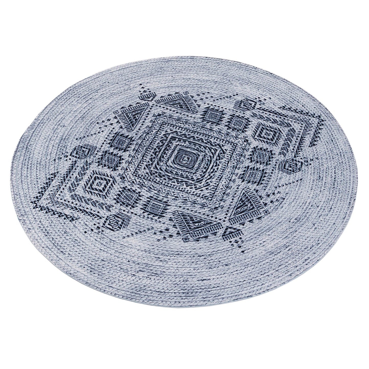 Bohemian Jute Rug: Washable Outdoor Circle Rug