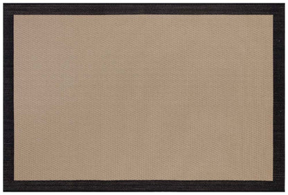 Washable Beige Jute Rug: Minimalist monern Outdoor/Indoor Carpet