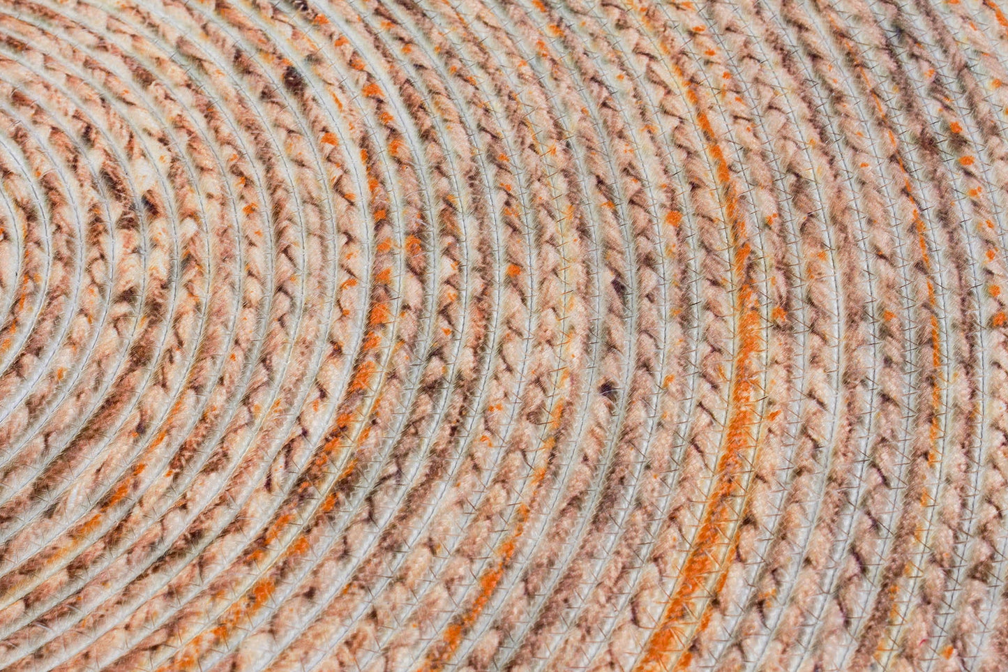 Bohemian Jute Rug: Washable Indoor Outdoor Circle Rug