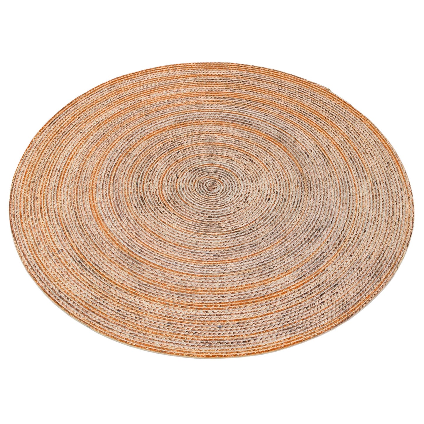 Bohemian Jute Rug: Washable Indoor Outdoor Circle Rug