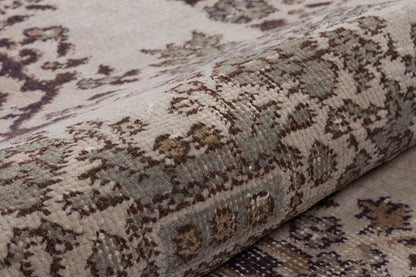 Vintage Turkish Wool Rug: 5'5''x10'2'' Anatolian Bohemian Area Rug