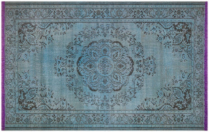 Vintage Turkish Wool Rug (6'x9'7") - Anatolian Persian Design