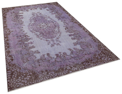 Vintage Turkish Wool Rug (6'x9'5") - Bohemian Anatolian Design
