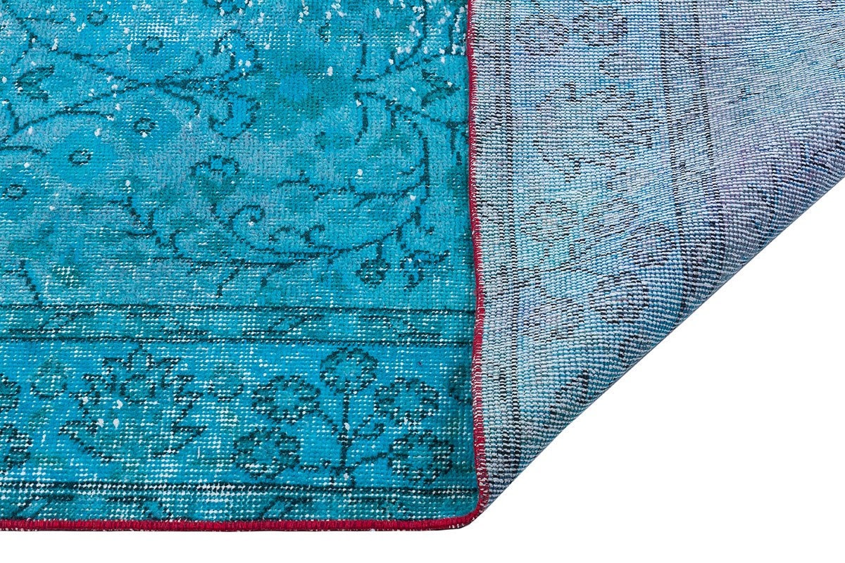 Vintage Turkish Wool Rug (5'3''x9'1''): Handmade Anatolian Area Rug