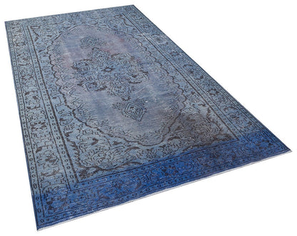 Vintage Turkish Wool Rug (5'2''x8'): Handmade Anatolian Area Rug