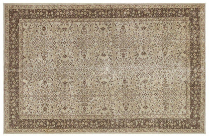 5'x8' Vintage Turkish Wool Rug: Anatolian Bohemian Area Rug