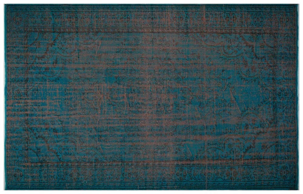 Vintage Turkish Wool Rug (5.68x9.51ft): Handmade Anatolian Area Rug