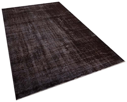 Vintage Turkish Wool Rug (5.6x8.6 ft) - Handmade Anatolian Persian Design