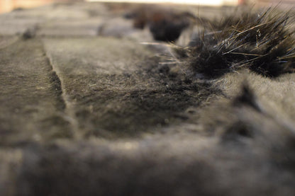 8'x10' Faux Leather Rug: Luxurious Design for Bedroom, Nursery, Living Room, or Dining Area