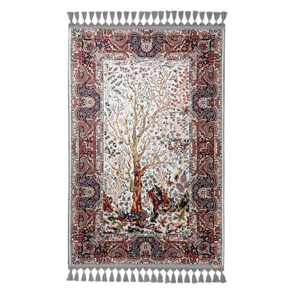 Turkish Prayer Rug, Ottoman Design Seccade, Muslim Prayer Mat