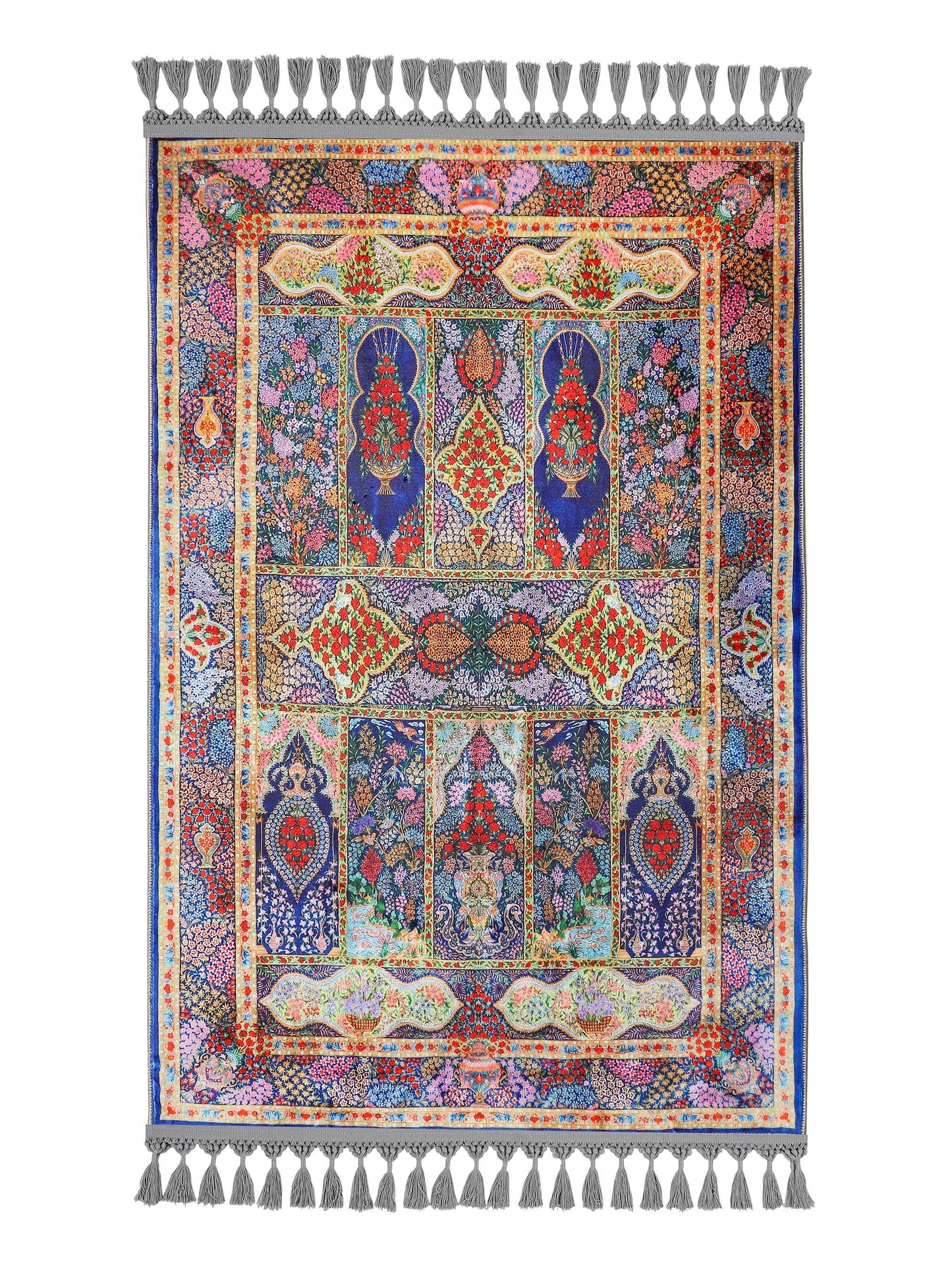 Turkish Prayer Rug, Ottoman Design, Soft Muslim Prayer Mat