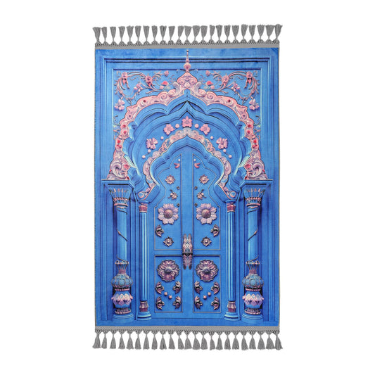 Turkish Prayer Rug, Ottoman Design Seccade, Muslim Prayer Mat