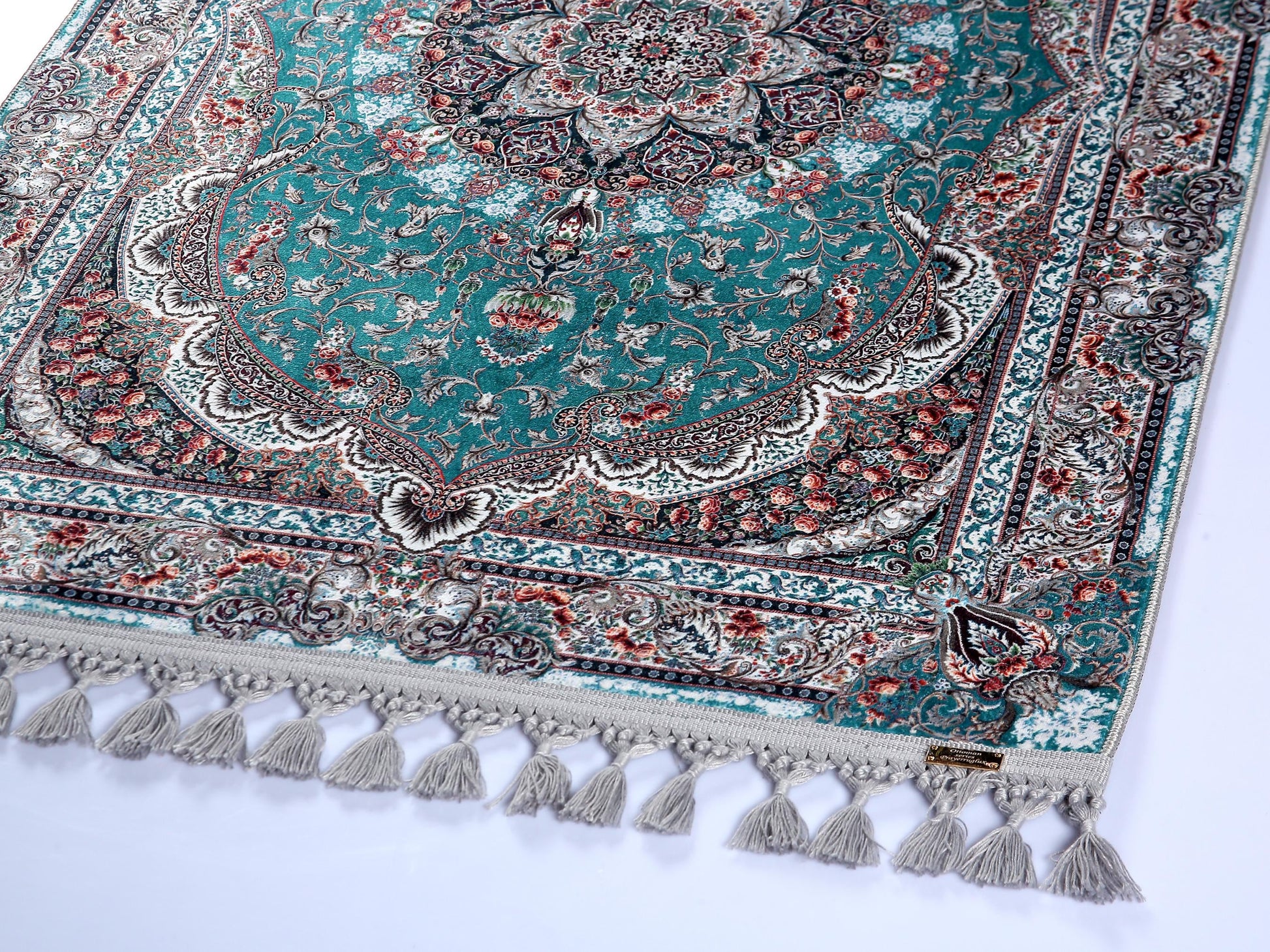 Turkish Prayer Rug, Traditional Ottoman Design, Muslim Seccade