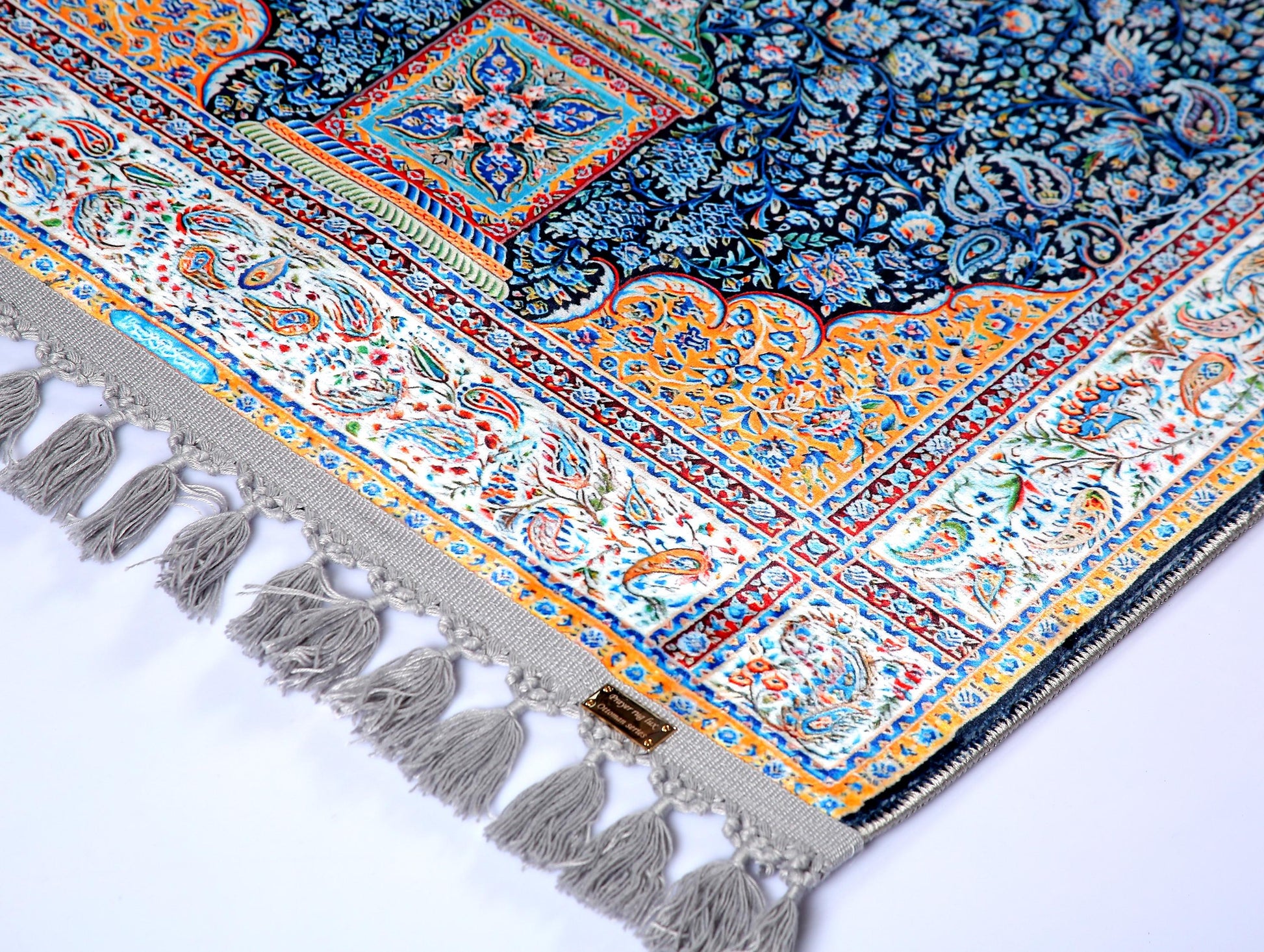 Turkish Prayer Rug, Ottoman Design Seccade, Muslim Prayer Mat