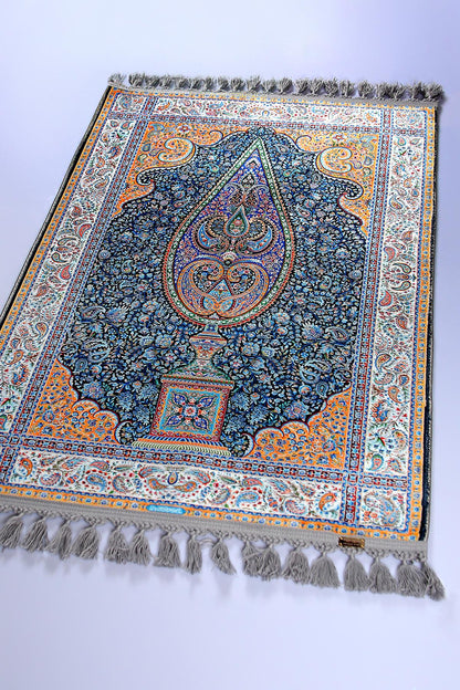 Turkish Prayer Rug, Ottoman Design Seccade, Muslim Prayer Mat