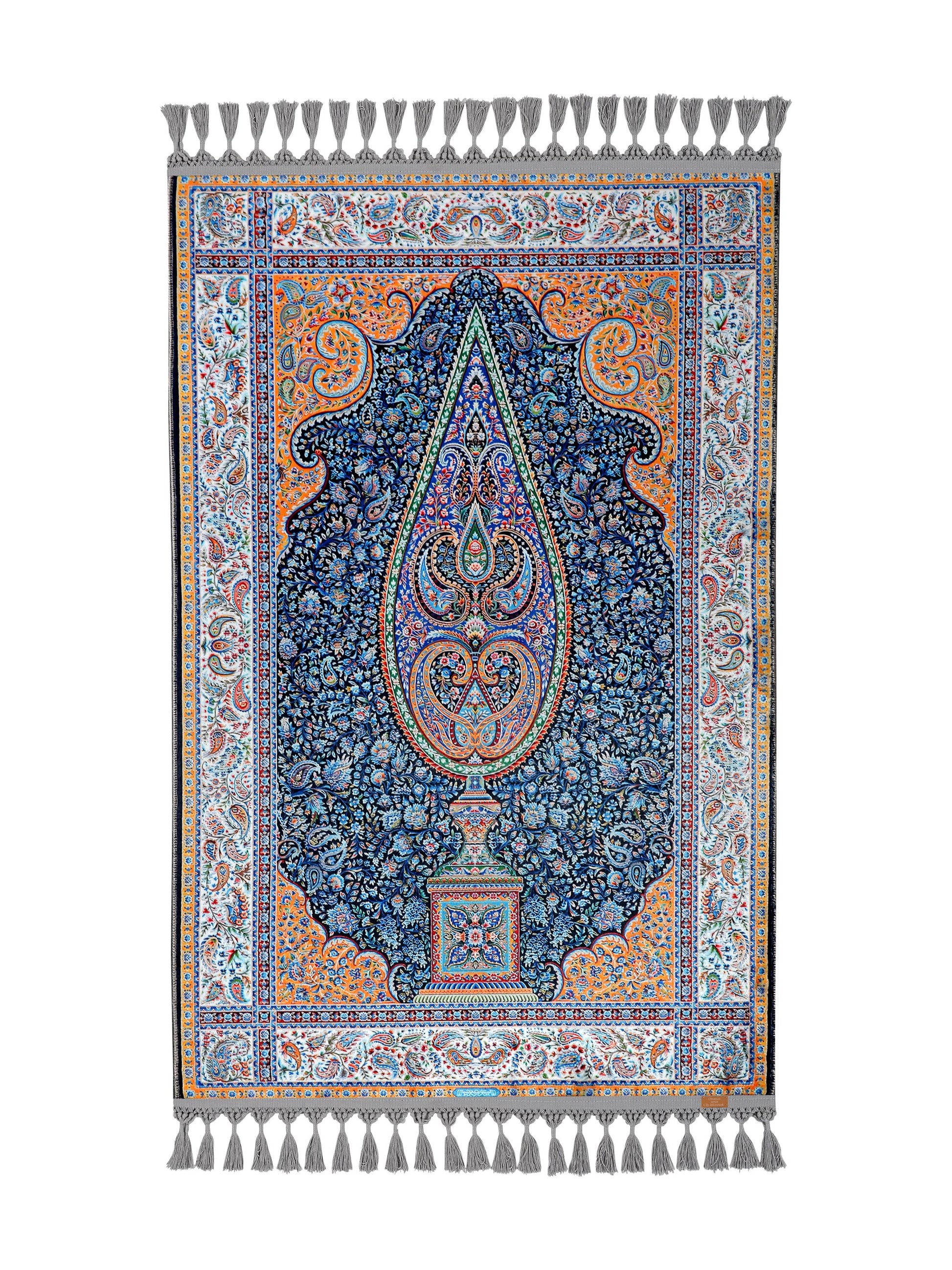 Turkish Prayer Rug, Ottoman Design Seccade, Muslim Prayer Mat