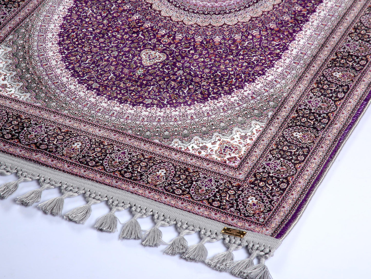 Turkish Prayer Rug, Soft Muslim Prayer Mat, Ottoman Design