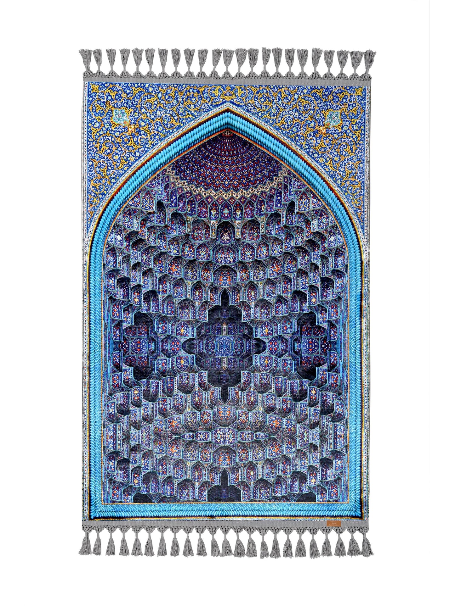 Turkish Prayer Rug, Ottoman Design Muslim Prayer Mat