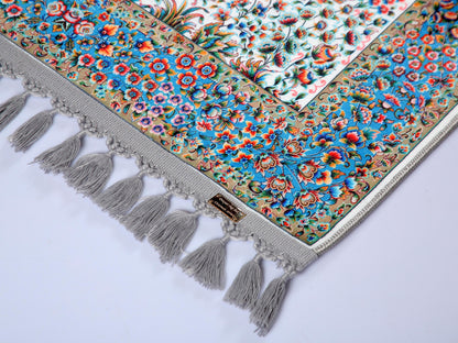Turkish Prayer Rug, Ottoman Design, Soft Muslim Prayer Mat