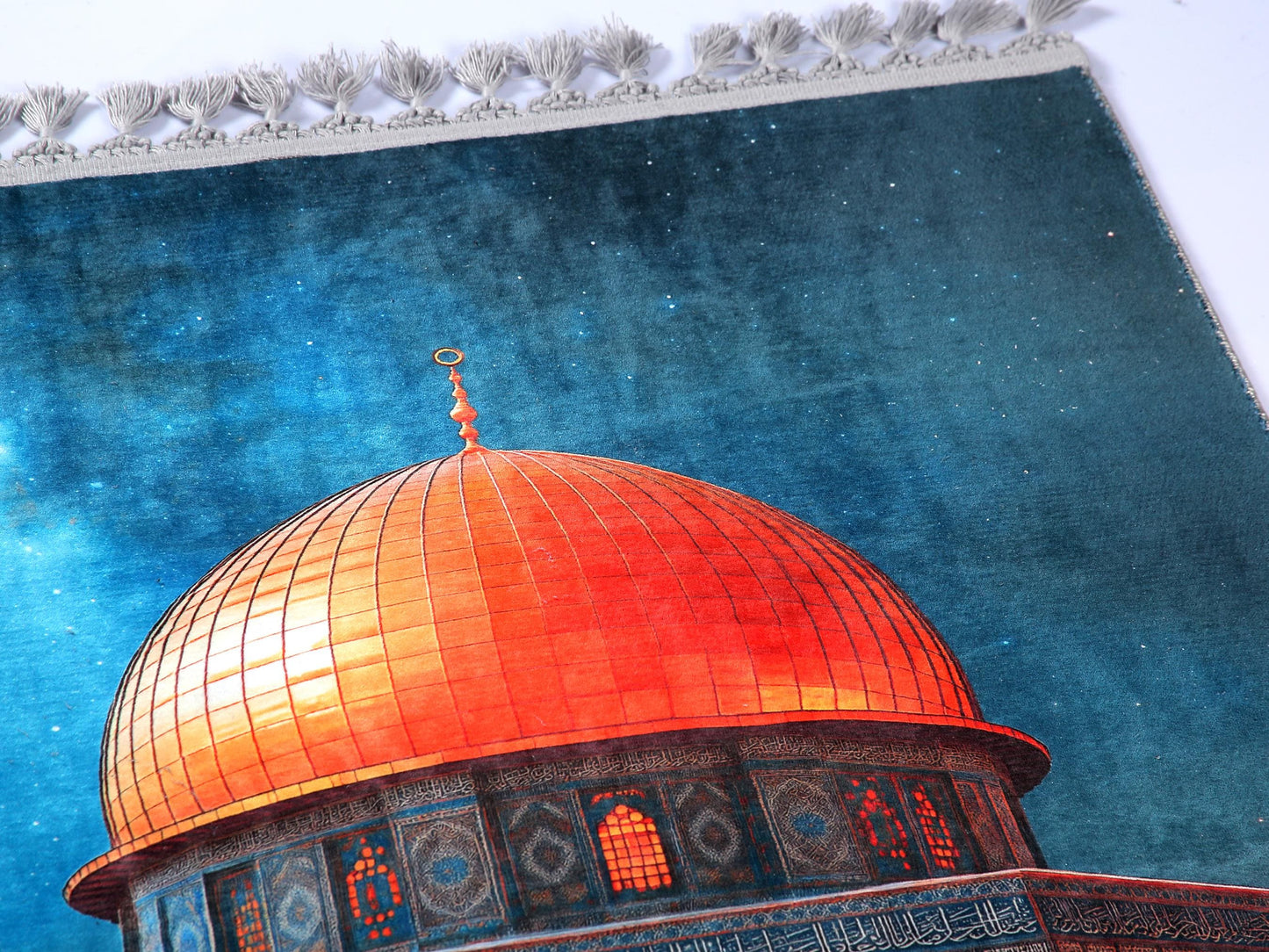 Turkish Prayer Rug, Ottoman Design, Soft Muslim Prayer Mat