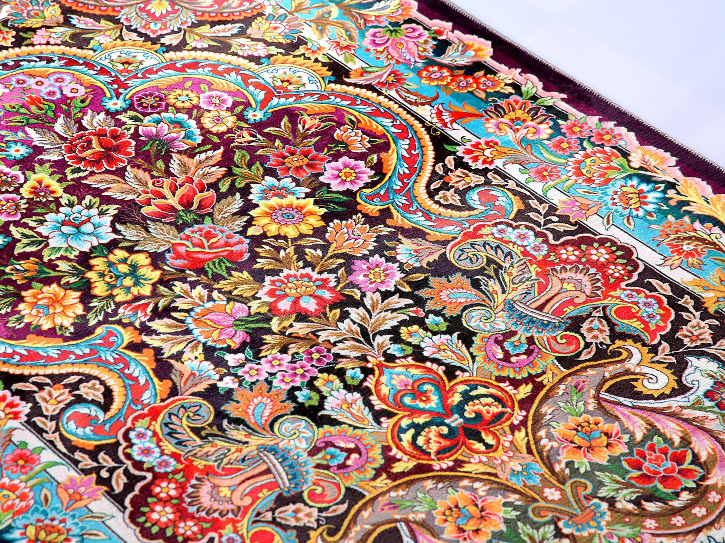 Turkish Prayer Rug, Ottoman Design, Soft Muslim Prayer Mat