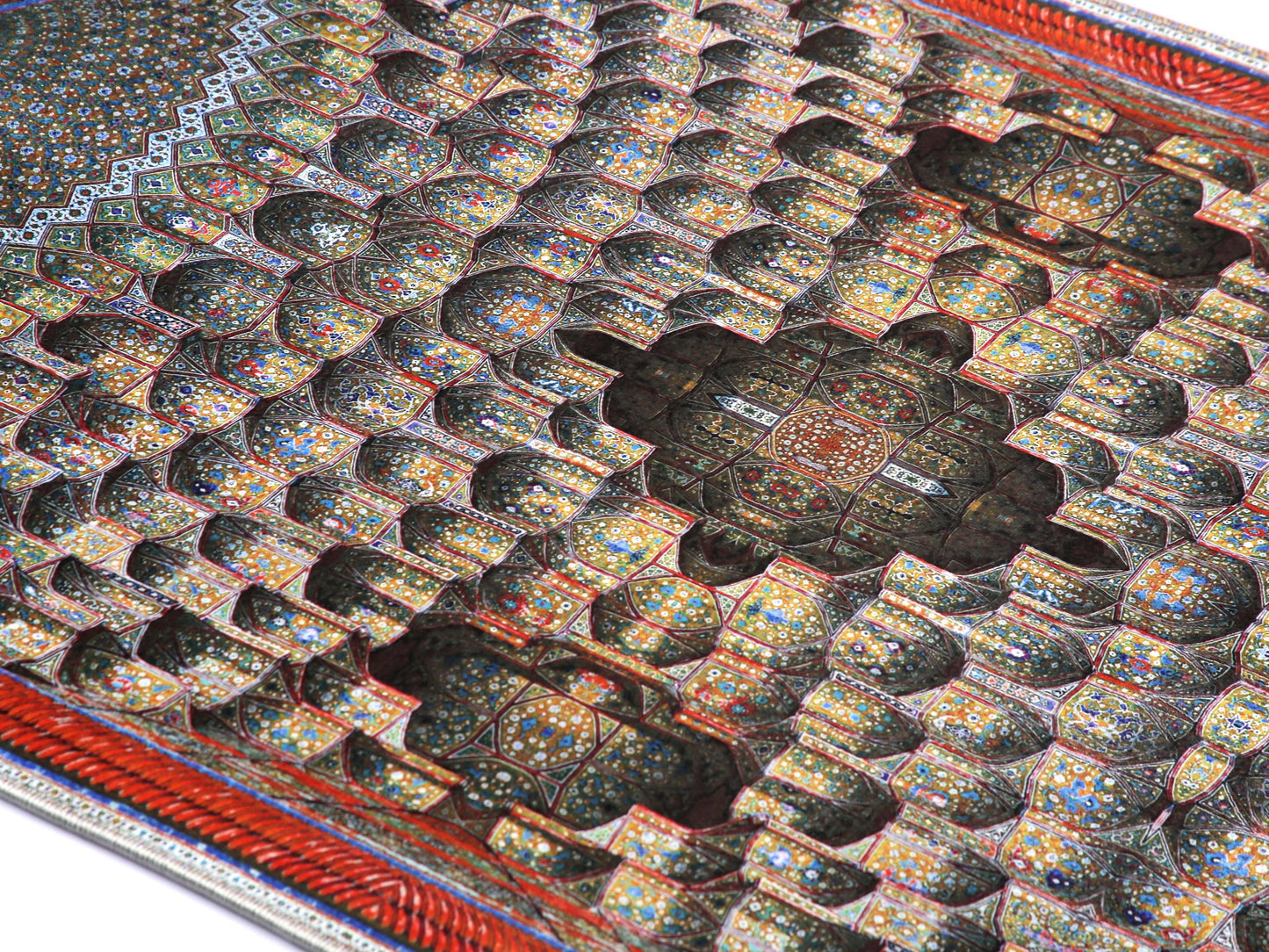 Turkish Prayer Rug, Ottoman Design, Soft Muslim Prayer Mat