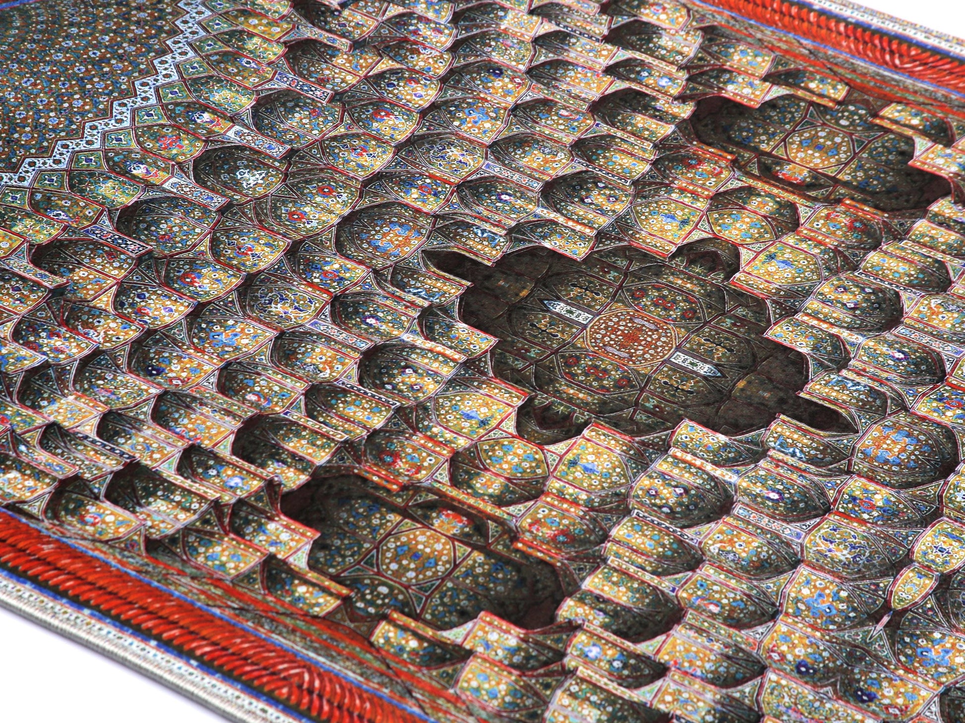 Turkish Prayer Rug, Ottoman Design, Soft Muslim Prayer Mat
