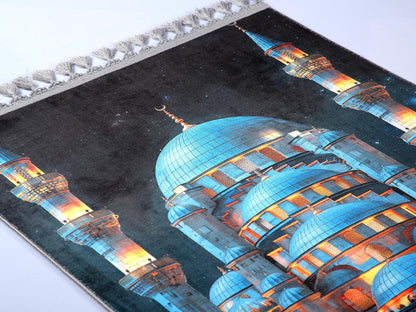 Turkish Prayer Rug, Ottoman Design, Muslim Prayer Mat