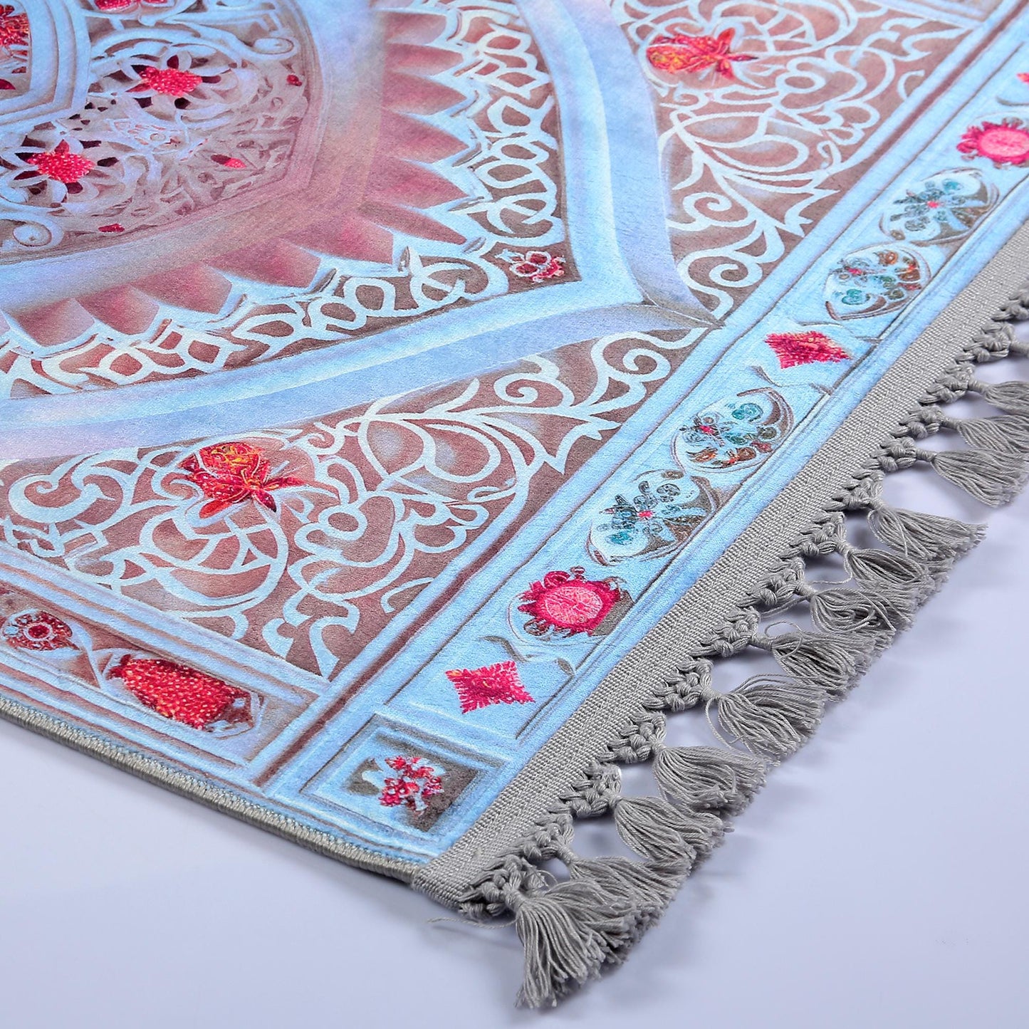 Turkish Prayer Rug, Ottoman Design, Muslim Prayer Mat