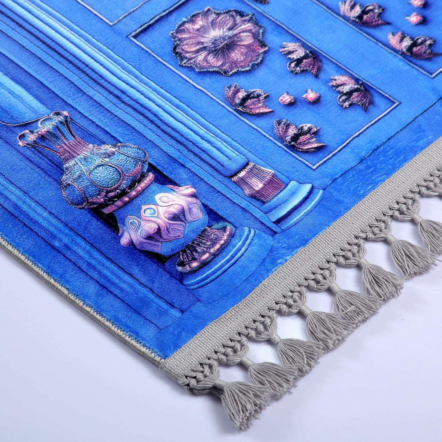 Turkish Prayer Rug, Ottoman Design, Soft Muslim Prayer Mat