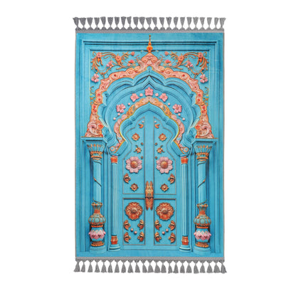 Turkish Prayer Rug, Ottoman Design, Muslim Prayer Mat