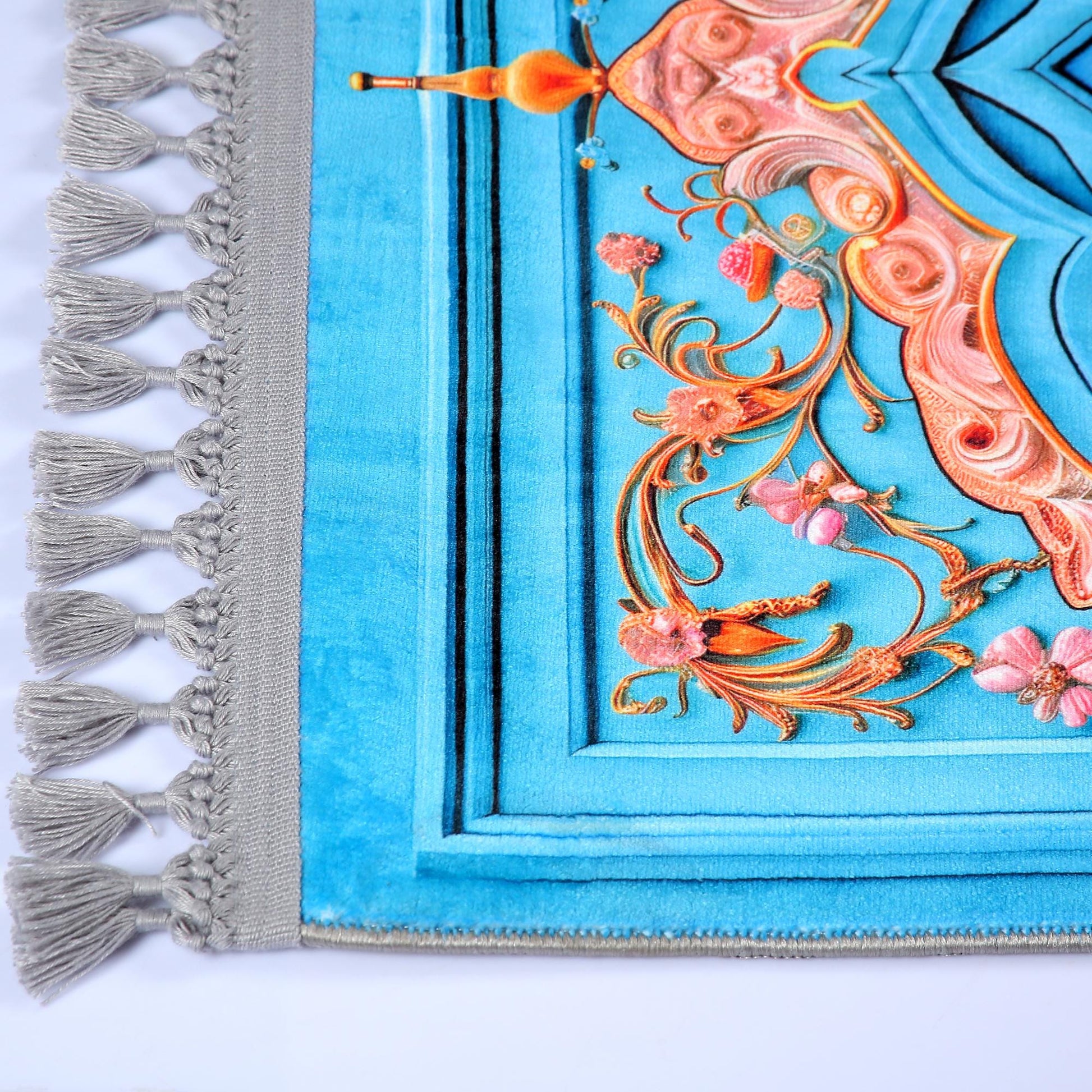 Turkish Prayer Rug, Ottoman Design, Muslim Prayer Mat
