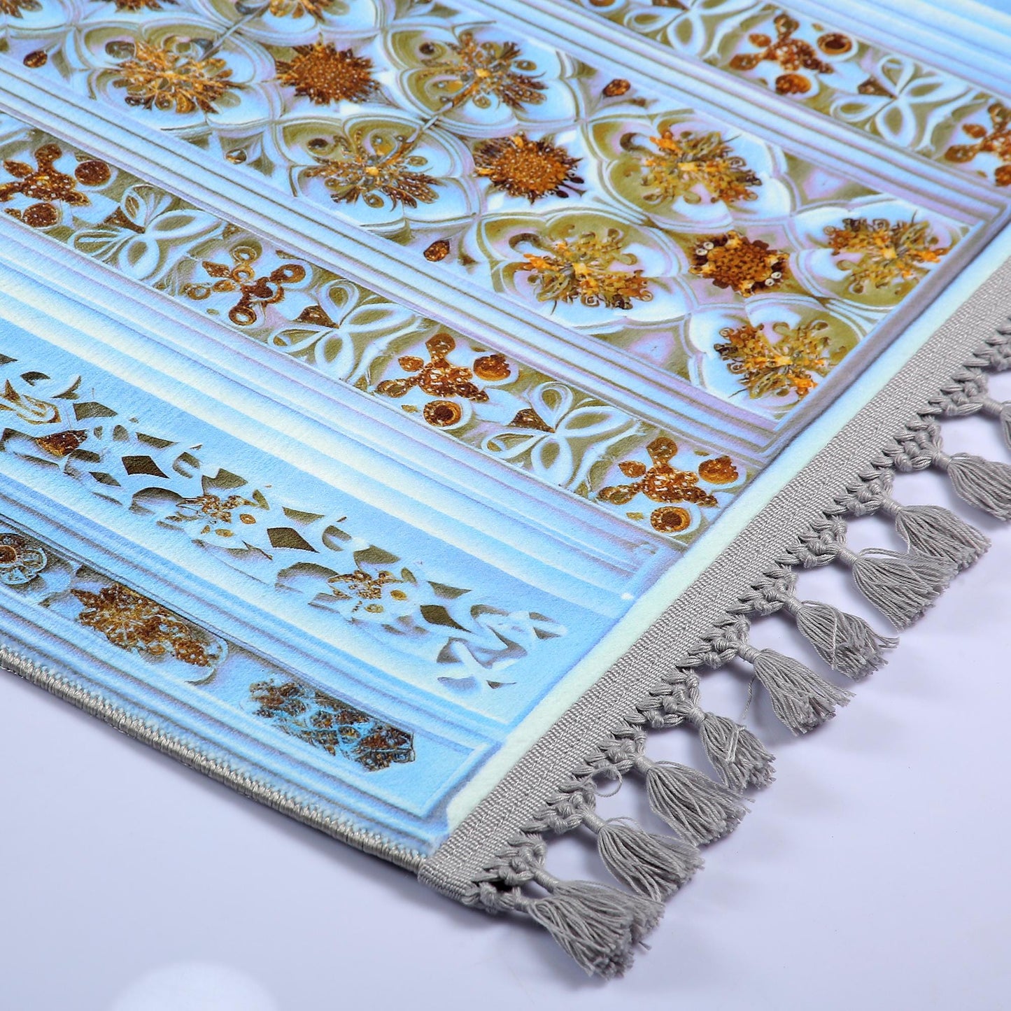 Turkish Prayer Rug, Ottoman Design, Soft Muslim Prayer Mat