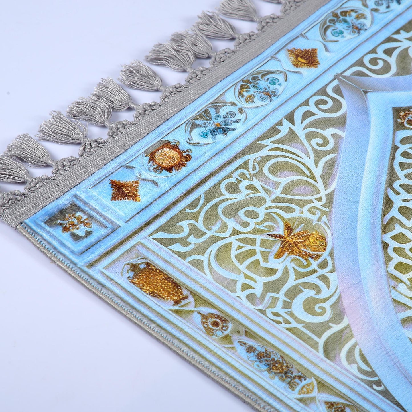 Turkish Prayer Rug, Ottoman Design, Soft Muslim Prayer Mat