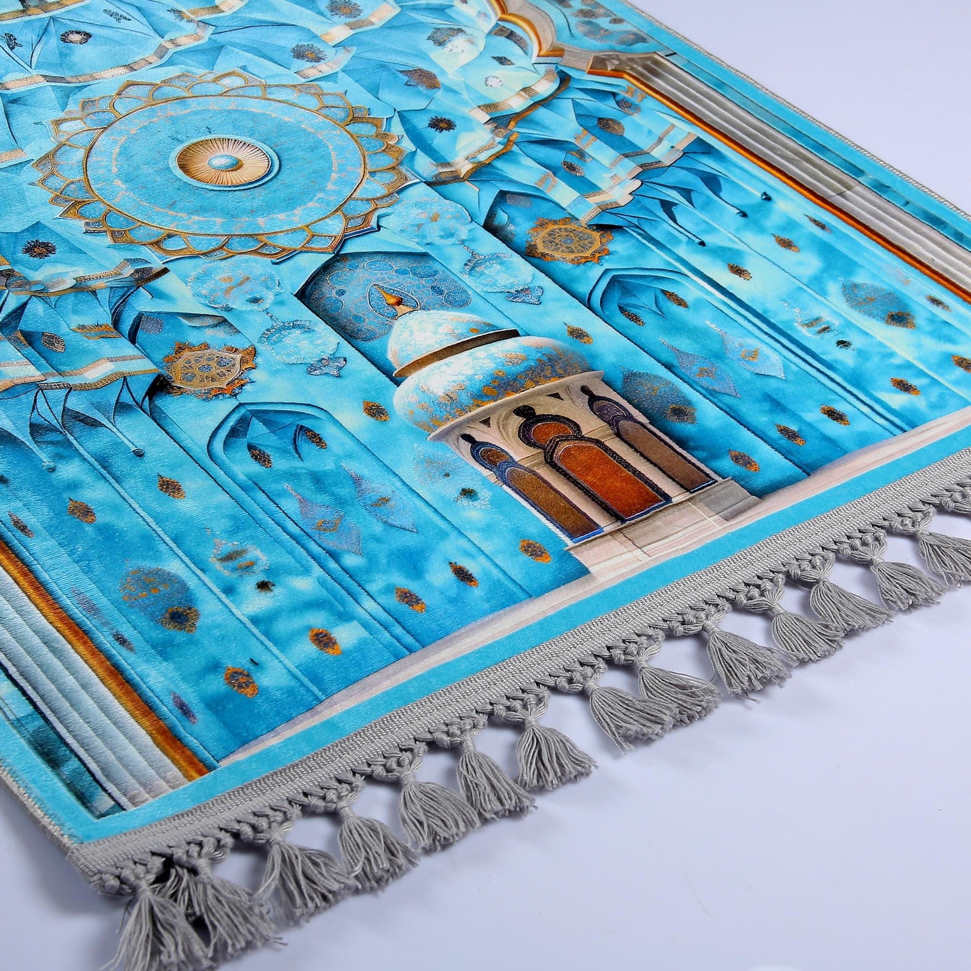 Turkish Prayer Rug, Ottoman Design, Muslim Prayer Mat