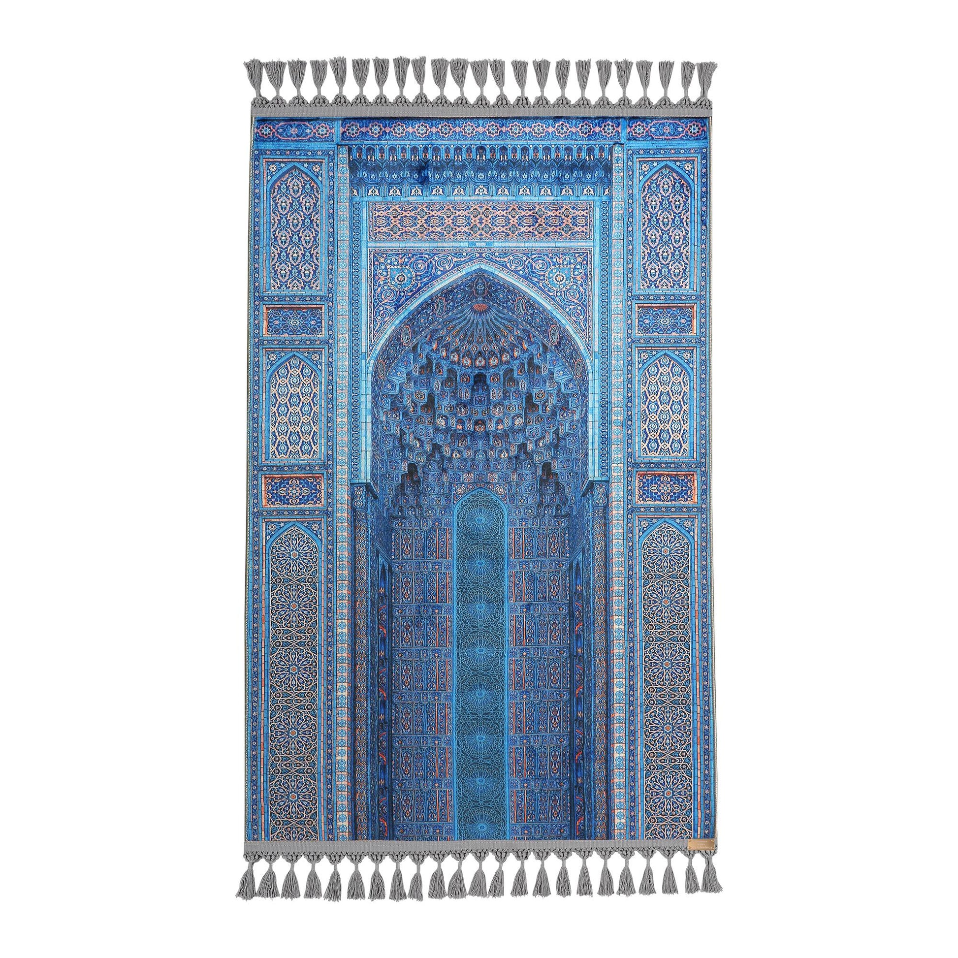 Turkish Prayer Rug, Ottoman Design, Muslim Prayer Mat