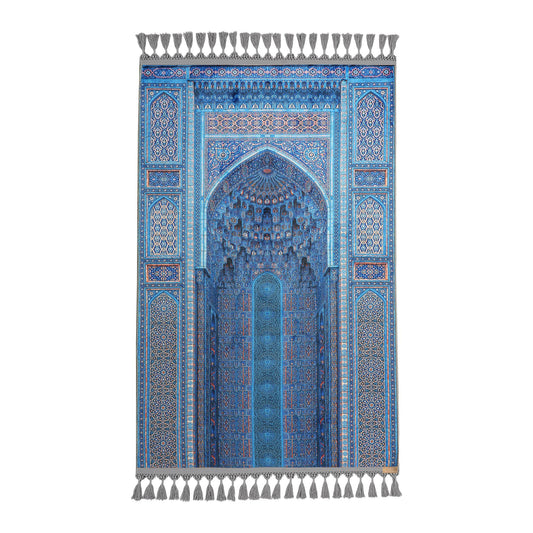 Turkish Prayer Rug, Ottoman Design, Muslim Prayer Mat