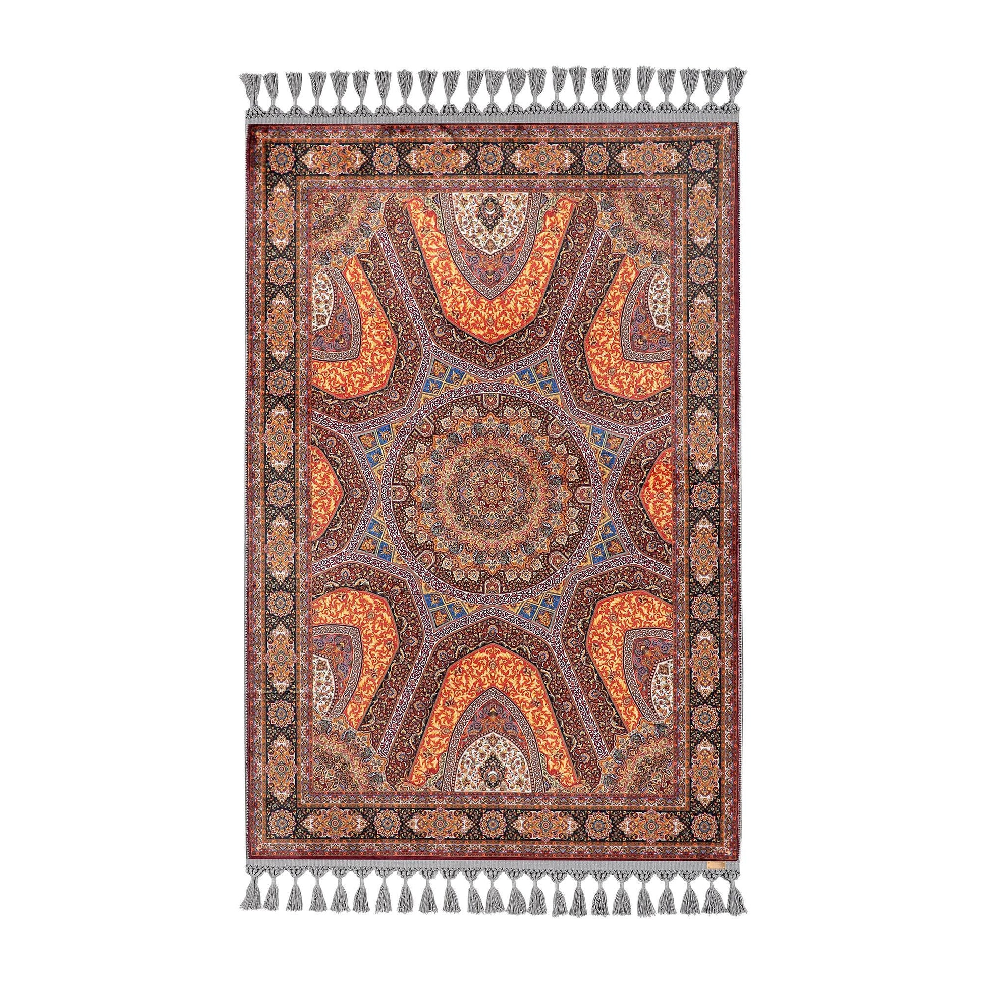 Turkish Prayer Rug, Ottoman Design, Muslim Prayer Mat