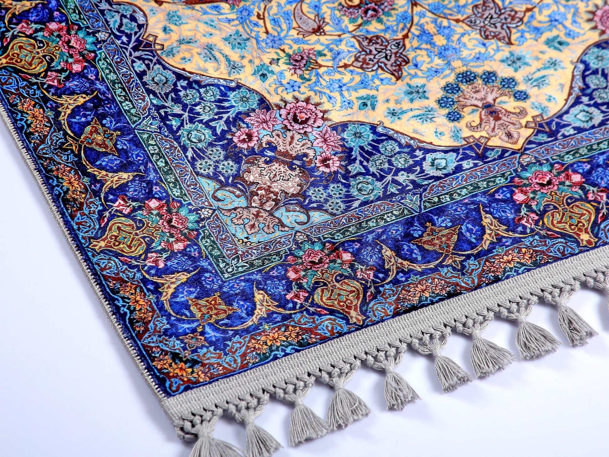 Turkish Prayer Rug, Ottoman Design, Muslim Prayer Mat