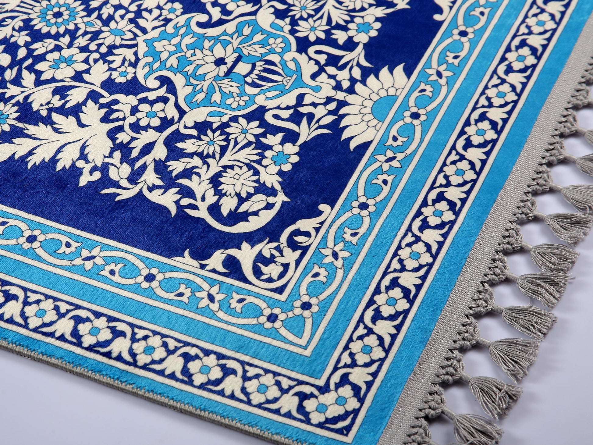 Turkish Prayer Rug, Ottoman Design Muslim Prayer Mat