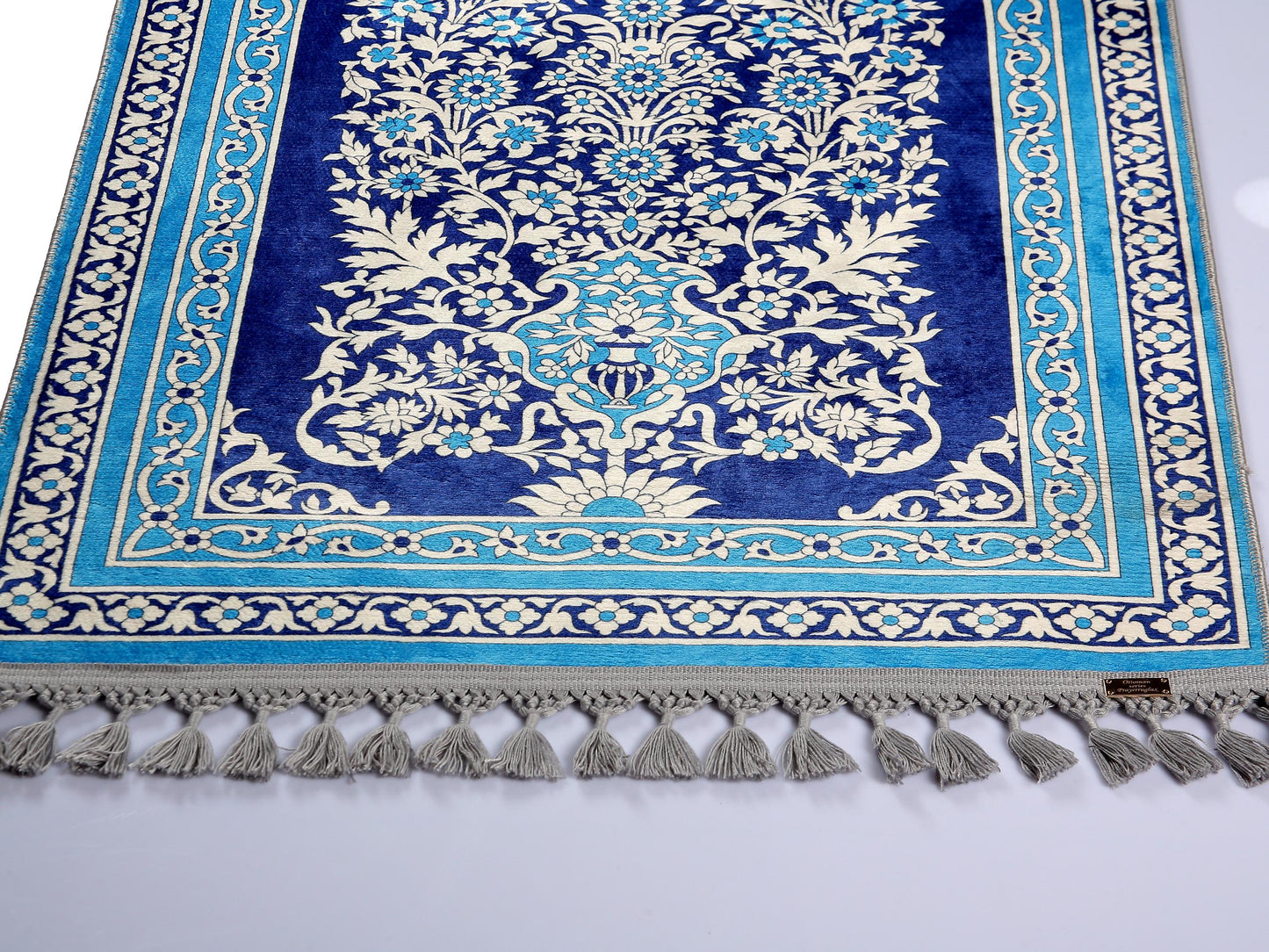 Turkish Prayer Rug, Ottoman Design Muslim Prayer Mat
