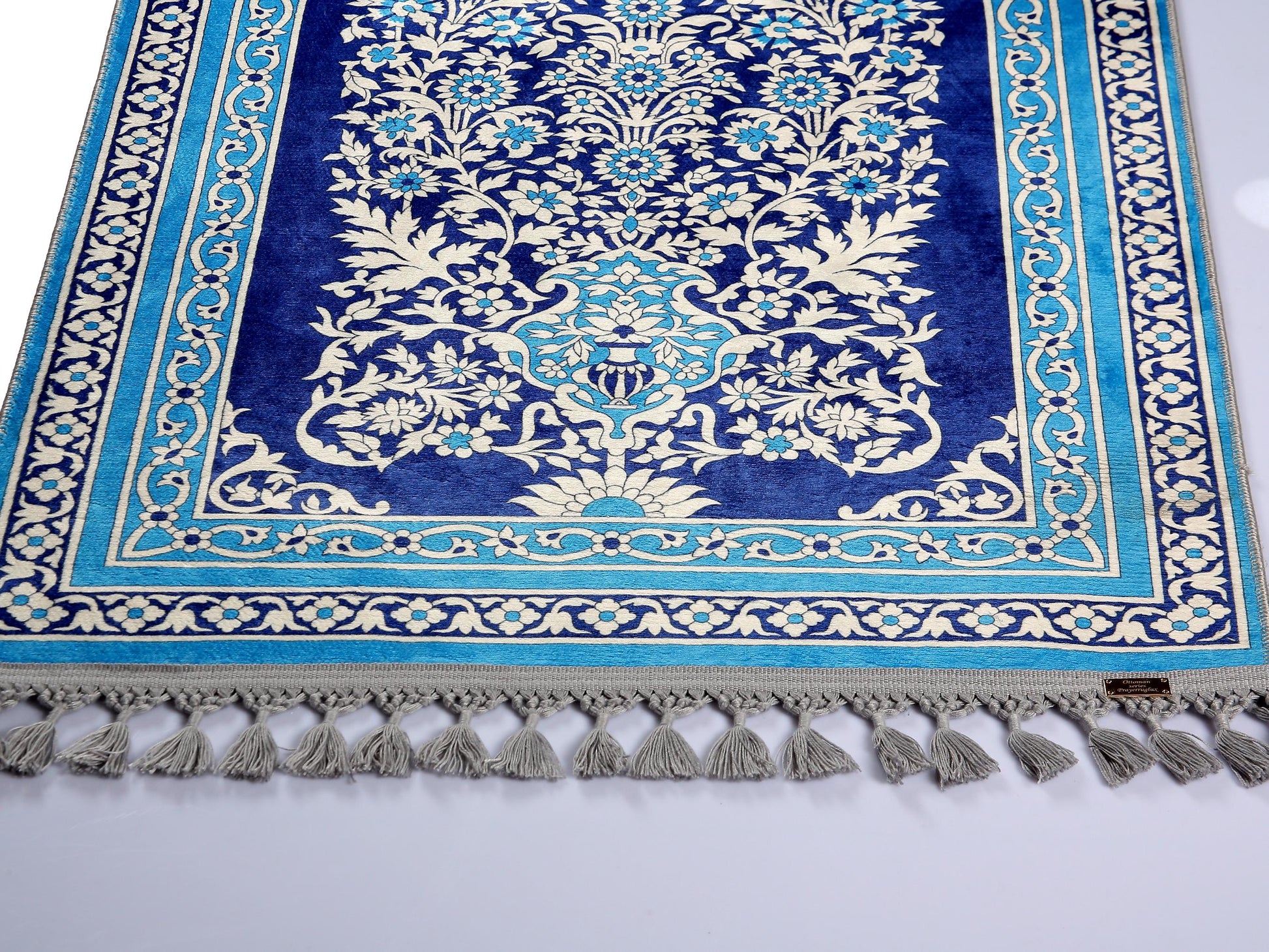 Turkish Prayer Rug, Ottoman Design Muslim Prayer Mat
