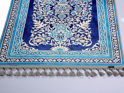 Turkish Prayer Rug, Ottoman Design Muslim Prayer Mat